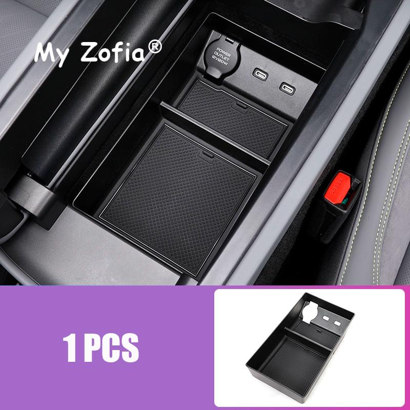 For Lynk & Co 08 EMP 2024 2025 Car Under Screen Storage Box Dashboard Storage Box Center Console Armrest Storage Box Accessories