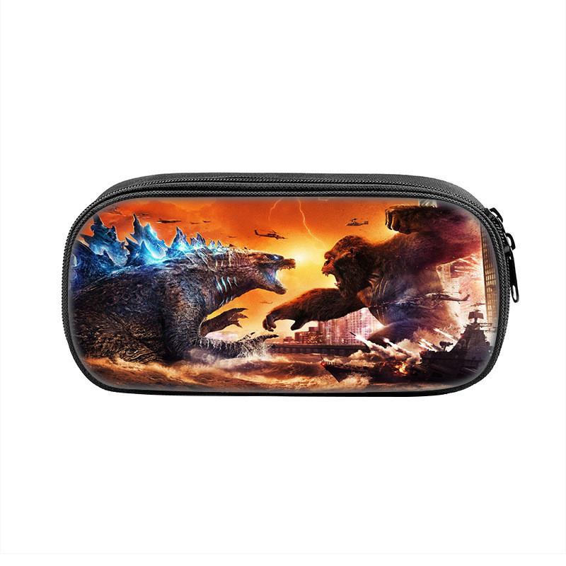 Godzilla Federmäppchen Große Kapazität Nylon Schreibwaren-Organizer Für Schüler Und Kinder