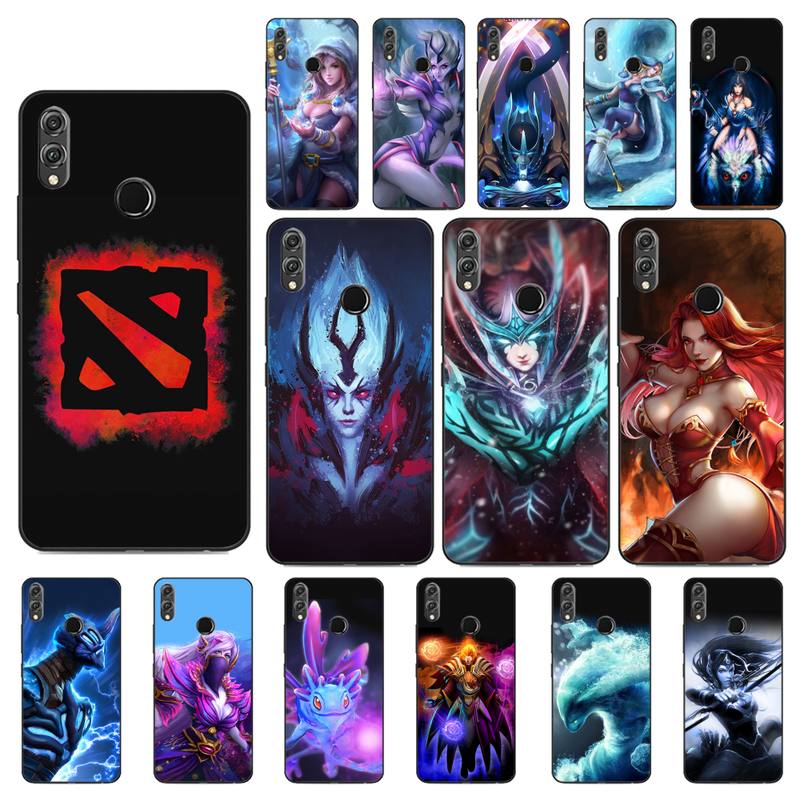 YNDFCNB for Boys Game Dota 2 Phone Case For Huawei Honor 8X 8A 9 10 20 Lite 30Pro 7C 7A 10i 20i