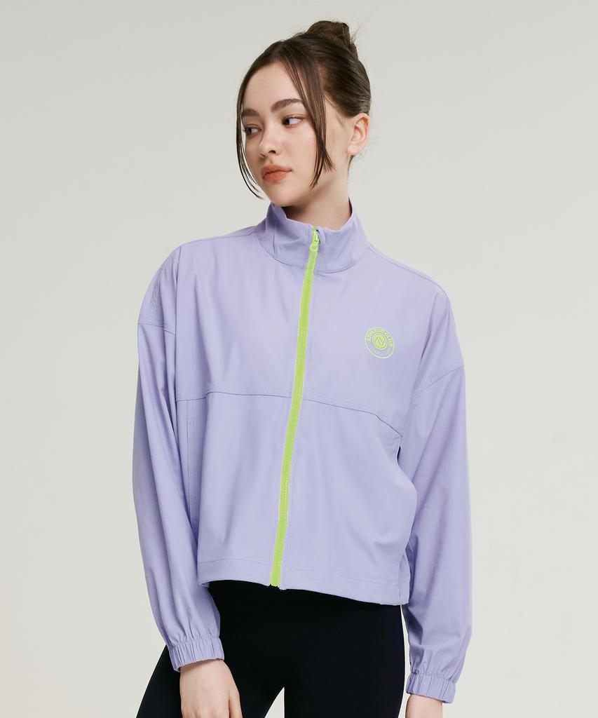 Leijibi Cool Touch Airlight Crop Loose Fit (Water Sports) Women'S Zip-Up Rash Guard (5 Colors)