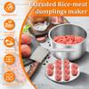 4Pcs Press Meatball Maker Stainless Steel Meatball Maker 6/12 Hole Manual Meat Balls Making Tool for Cooking Kitchen Accessories