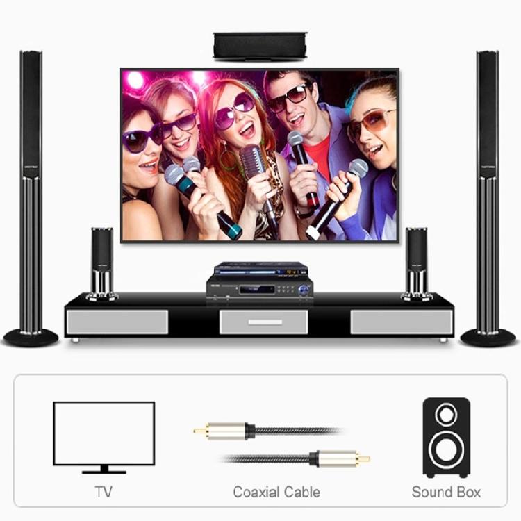 Digital Coaxial Audio Cable Subwoofer Cable RCA to RCA Cable Dual Shielded Cable