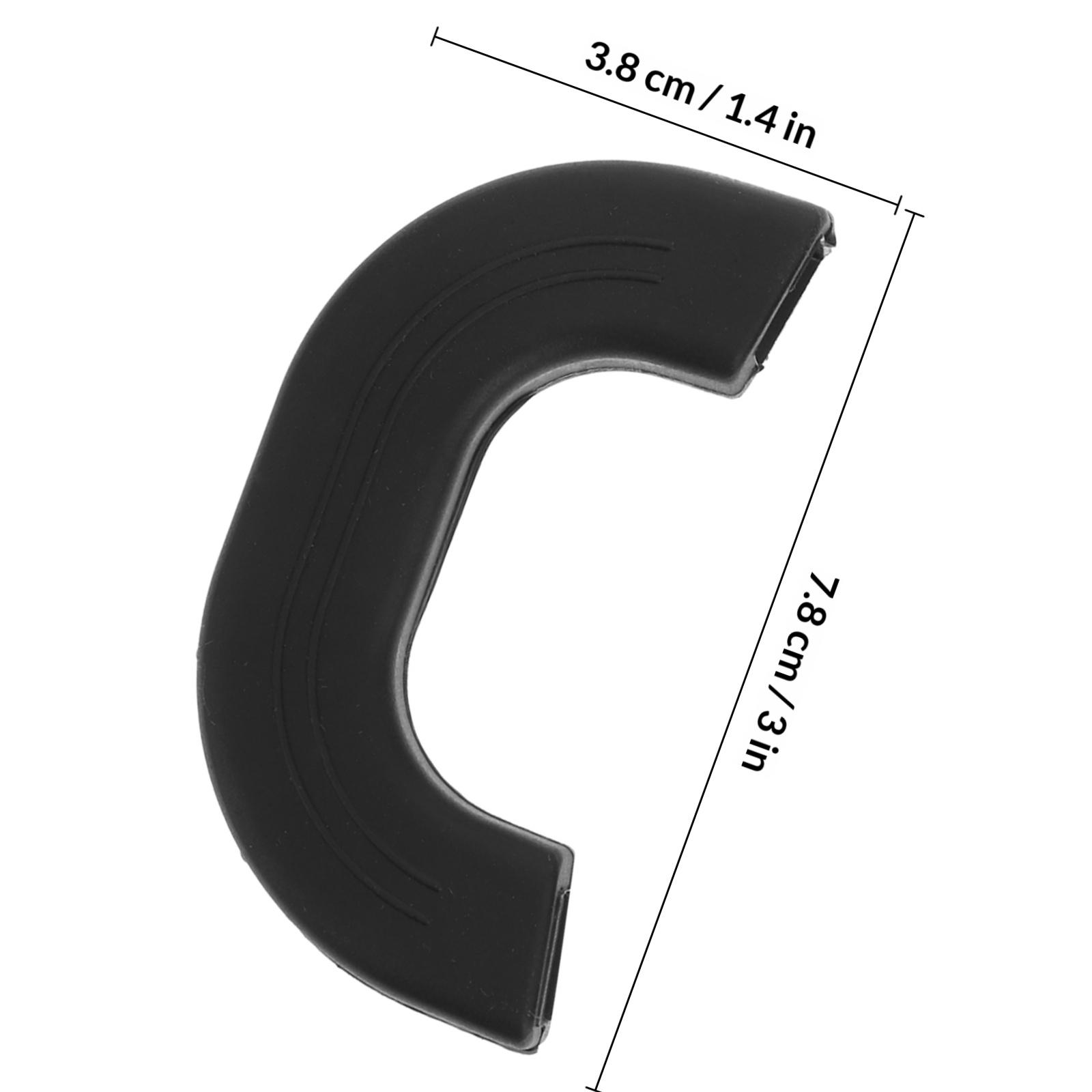 

4Pcs Silicone Pot Handle Protector Heat Resistant Thick Non Slip Hot Handle Sleeve Kitchen Tool Pot Holder Covers for Stove Pans other чорний