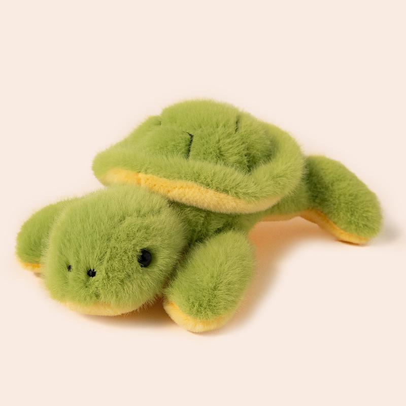 

10 видов мягких мультяшных животных, плюшевая кукла, милая лиса, енот, единорог, свинья, медведь, черепаха, крокодил, панда, кошка, собака, игрушки, декор для стола 18cm морская черепаха