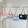 Sac à Bandoulière Grande Capacité Nouveau Printemps Polyvalent Sac sous le Bras Tendance Style Doux Sac Fourre-tout Portable Sac pour Femme