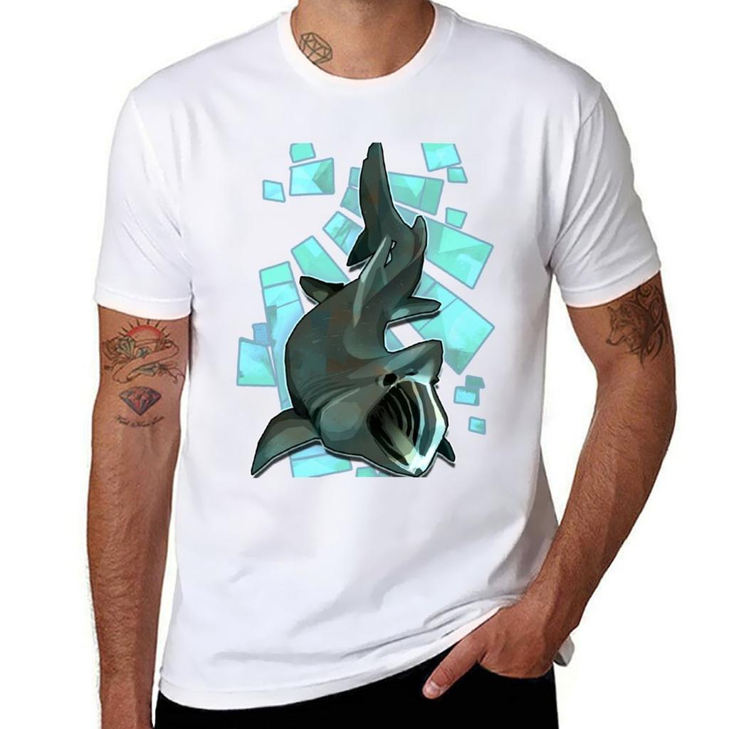 Basking Shark TShirt Classic Graphic Short Sleeve Top