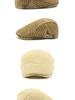 Men's Straw Beret: Spring/Summer Sun Protection, British Retro Duckbill Cap, Casual Newsboy Hat
