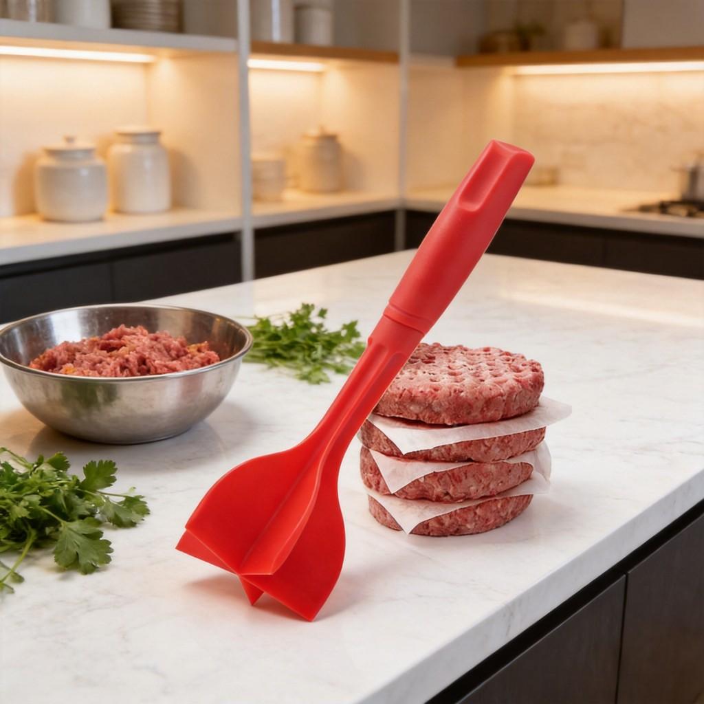 Food Masher Stainless Steel Handheld Potato And Meat Press For Home Cooking