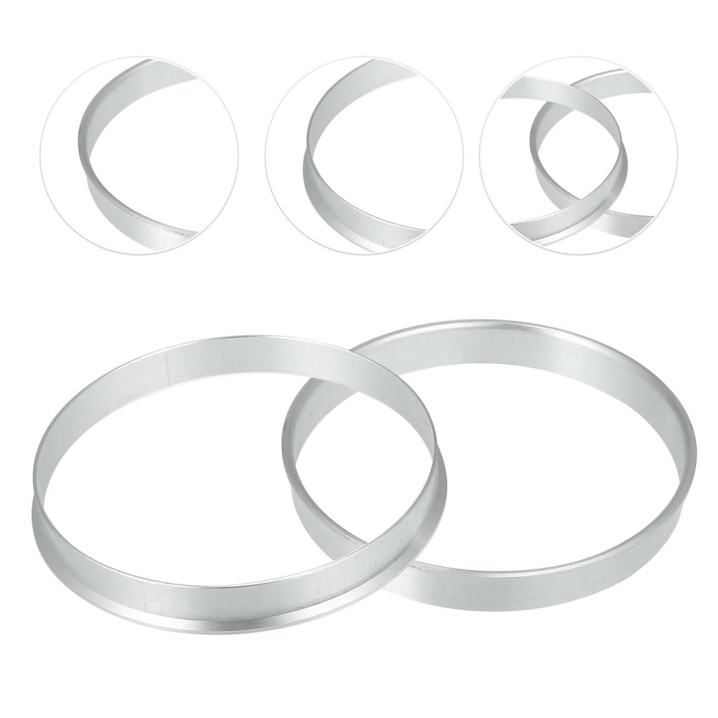 ACROPIX Auto Nabenzentrierring Universal Silberton 73.1mm-71.6mm 4 Stück