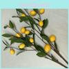 Fruit Artificial Lemon Branch Foam For Photography And Staging Props Decoration