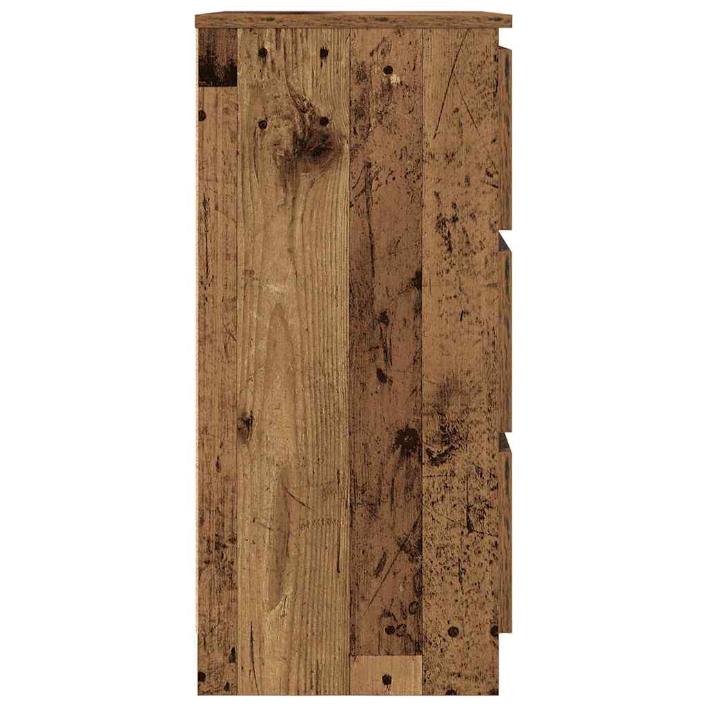 Sideboard in Rustic Wood Look 60 x 35 x 76 cm Engineered Wood