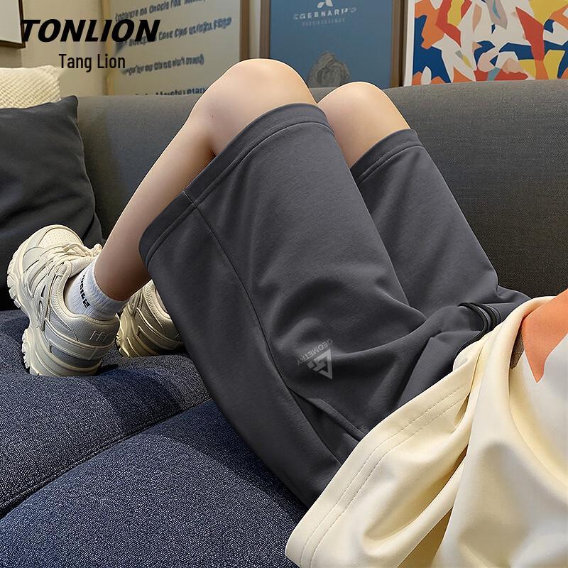 TonLion Men's 100% Cotton Casual Shorts