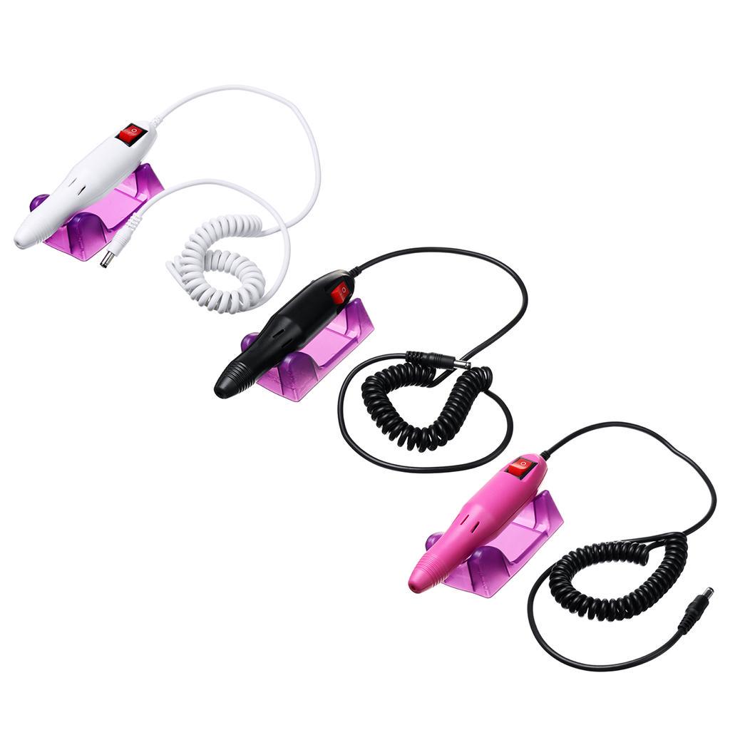 Electric Nail Art File Drill Manicure Polisher Machine Pedicure Care Sander Grinder Salon Kit