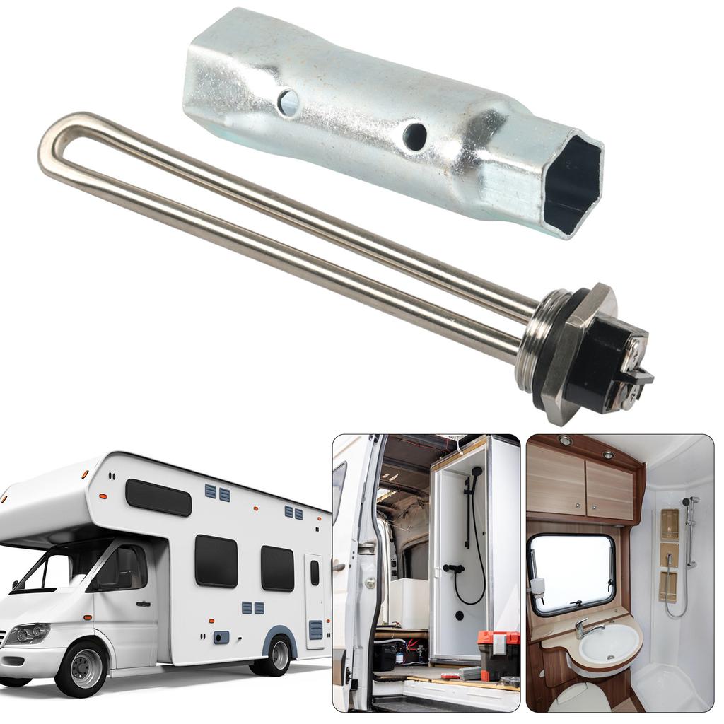 High Efficiency Water Heater Element 120V 1440W Heating Device Spare Part Simple Installation for Recreational Vehicles