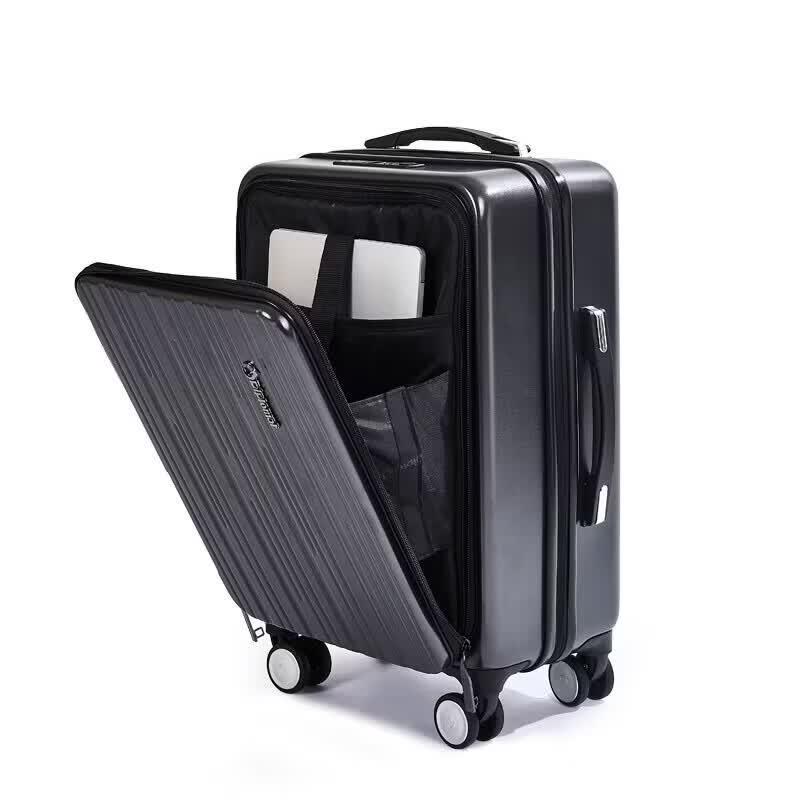Diplomat DS-1362 20-inch Expandable ABS Carry-On Suitcase