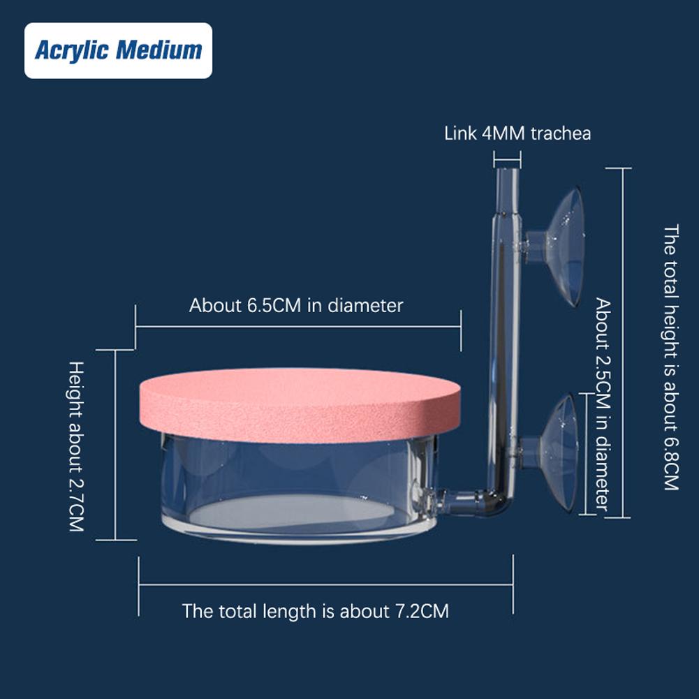 Aquarium Luftpumpe Stumm Sauerstoff-steigernden Kopf Fisch Tank Belüftung Refiner Sauerstoff Diffusor Air Stone Supplies