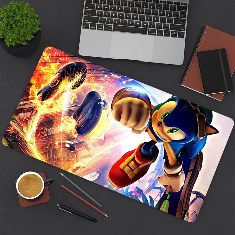 1pc Sonic Adventure Speedsters Game Mouse Pad Large Desk Mat Keyboard Ergonomic Office Rubber PC Non-slip Anti-fray Home Y82722
