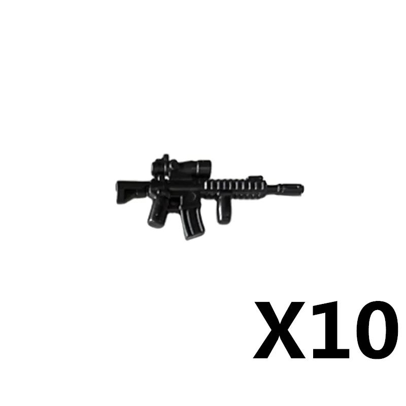 MOC Military Building Blocks Accessories Weapons Guns Special Forces Soldiers AKM Rocket Launchers Night Vision Toys Gifts X036
