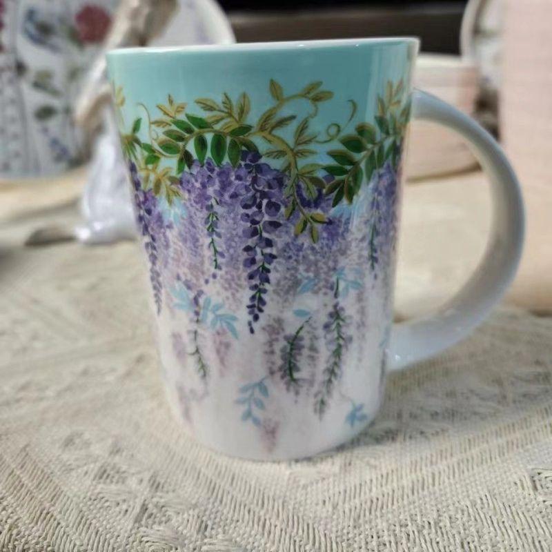 

Британский Dannon, импортная фарфоровая чашка Rington, кружка ручной работы, чашка для чая, 380 мл, чашка из костяного фарфора, чашка для воды, европейский стиль