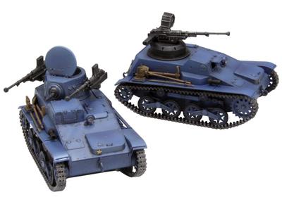 Fine Mold Girls Panzer Ribbon Warrior Veicolo Corazzato Leggero Tipo 94 Squadra Oni Super Kai Specificazione Torretta Non Presidiata Set di 2 Modello di Plastica in Scala