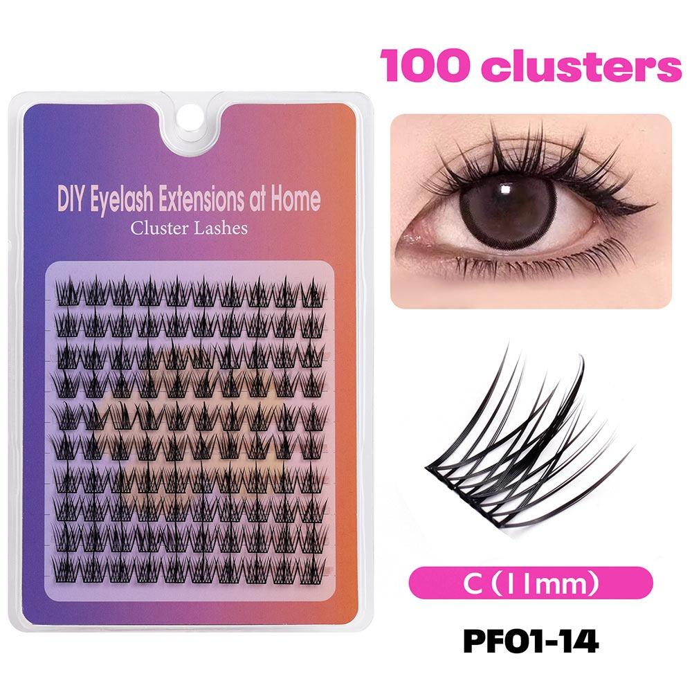 Anime Lash Clusters Spiky Cluster Eyelash Extensions Volume Individual Lashes  DIY At Home