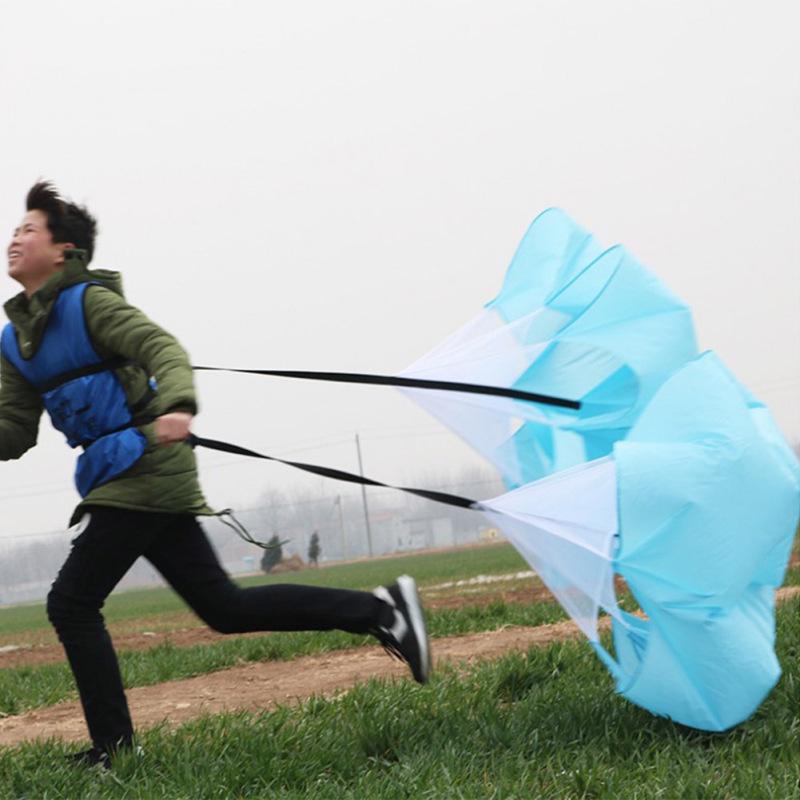 

Физический зонтик для силовых тренировок на открытом воздухе для инструмента для тренировок с сопротивлением при беге синий