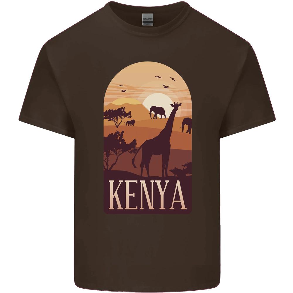 Kenya Safari Souvenir Unisexs Cotton TShirt Tee Top