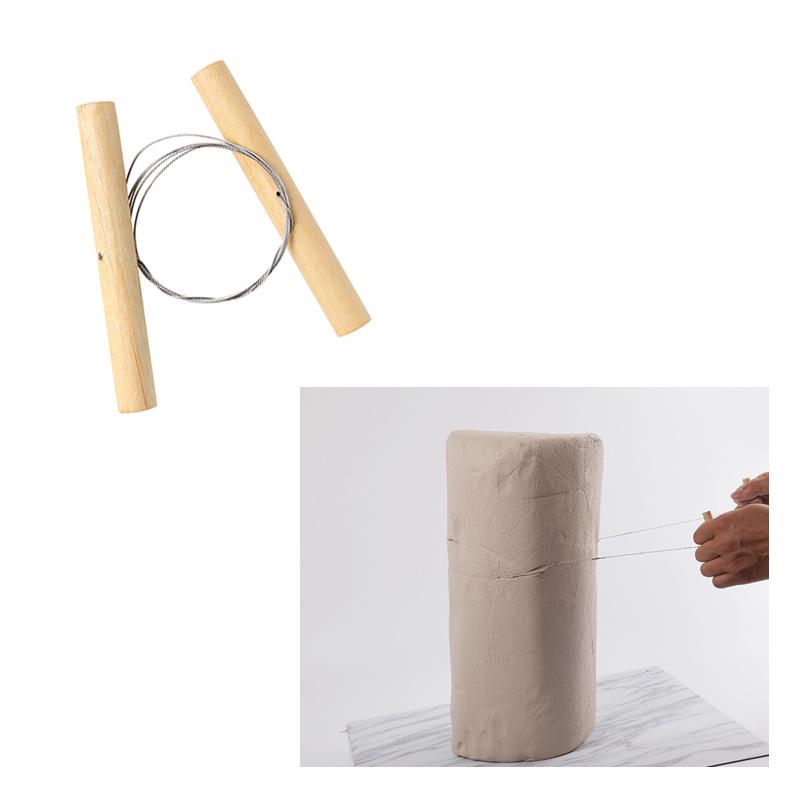 40-piece Pottery & Sculpture Tool Set: Carving Knives, Round Sticks, Needle Tools, Trimming & Silicone Pens