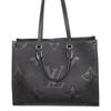 LOUIS VUITTON M45595 Monogram Print Black Onzago MM Tote Bag Monogram Ann PlattUsed