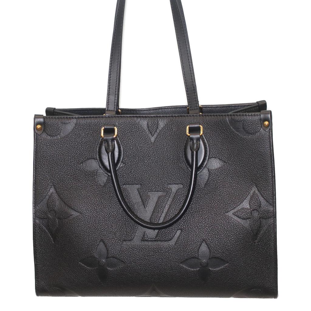 LOUIS VUITTON M45595 Monogram Print Black Onzago MM Tote Bag Monogram Ann PlattUsed