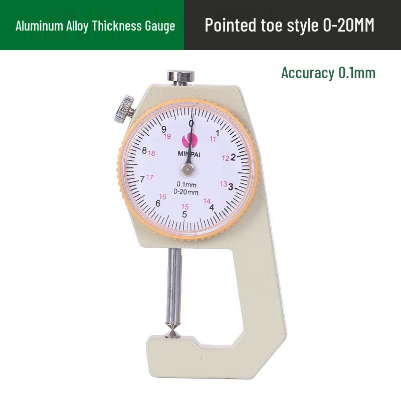 High Precision Digital Micrometer: Steel Pipe & Flat/Bent Pointed Head Thickness Gauge