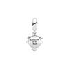 Pandora Propeller Airplane Charm Pendant Women jewelry Blue 798027CZ