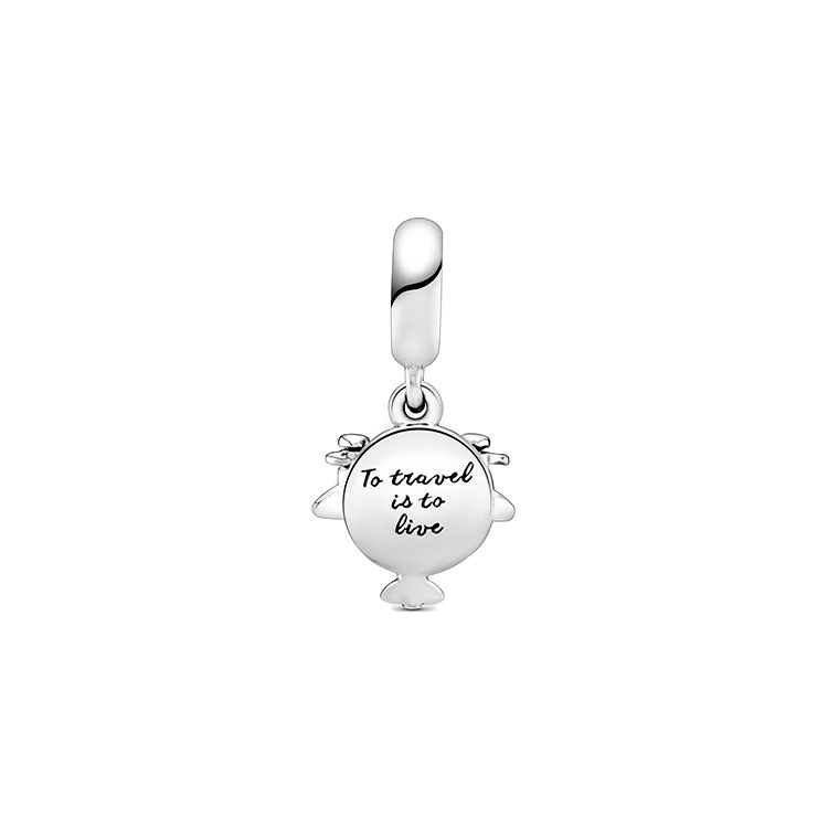 Pandora Propeller Airplane Charm Pendant Women jewelry Blue 798027CZ