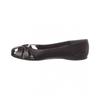 Salvatore Ferragamo Ferragamo Leather Flat Black