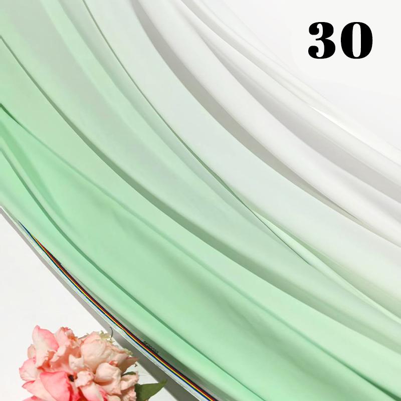 100x150cm Gradient Rainbow Fabric Ancient Style Sewing Hanfu Dress Stage DIY Costume Hanfu Silky Dress Stage Garment