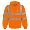 Herbst/Winter Dicke Reflektierende Kapuzenjacke, Outdoor Verkehrssicherheitsausrüstung