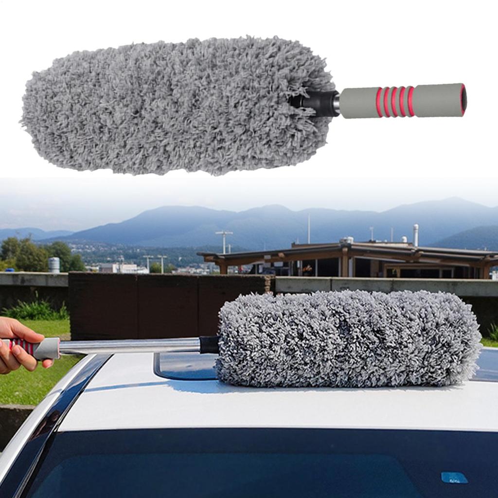 Car Duster Exterior Extendable Scratch Free Duster Car Cleaning Brush For Automotive Truck Interior Exterior Dashboard