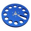 1 4 7 Inch Empty Tape Reel Aluminum Alloy 11 Hole Universal Opening Machine Part Recording Takeup Reel Blue