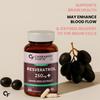 Carbamide Forte Resveratrol 250mg with Grape Seed Extract 60 Veg Capsules Pack of 1 for Heart and Cognitive Support