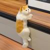 Cute Simulation Cat Plush Dolls Ornaments Figurine Home Desk Hanging Toy Decor Car Decoration Stuffed Animals Sculptures