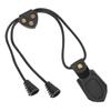 Archery Thumb Ring Imitation Cow Leather Bow Thumb Guard Finger Protection Accessories for Outdoor