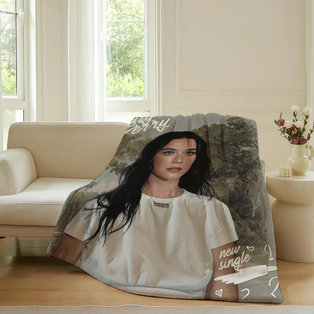 

American singer K-Katy P-Perry bandaids Blanket For Sofa Office Bed Plane Travel Sleep Read Relax Camping Soft And Warm 30x40in