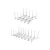 Expandable Stainless Steel Dish Drying Rack, Adjustable Kitchen Organizer, Sink Shelf 1pc Short