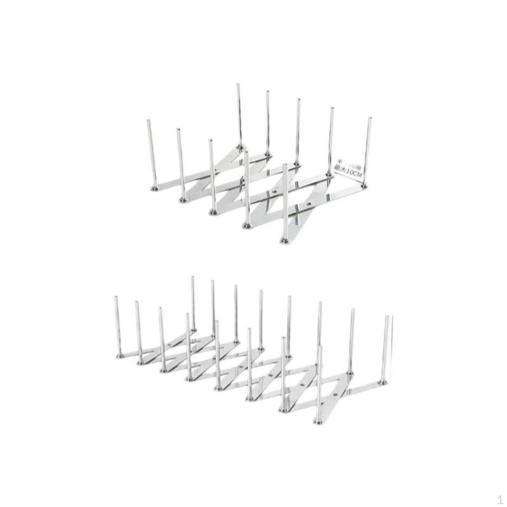 Expandable Stainless Steel Dish Drying Rack, Adjustable Kitchen Organizer, Sink Shelf 1pc Short