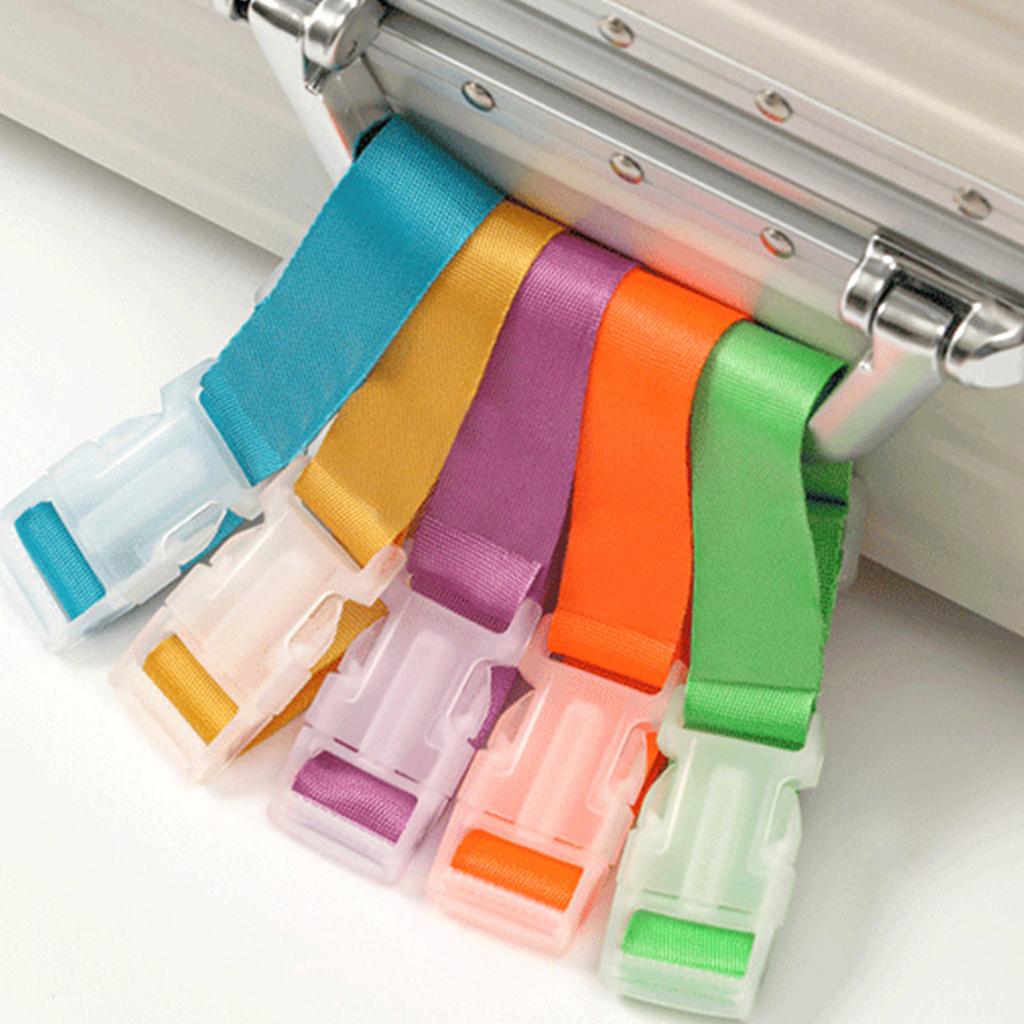 Nylon Strap Luggage Straps Tie Down Belt Travel Items Buckle Belts for Connecting Luggage Bag Bungee Travel Accessories
