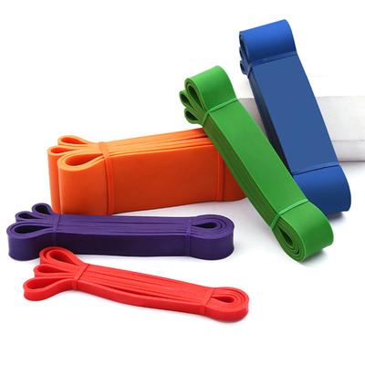 Latexový odporový pás Cvičení Elastický pás Pro Sport Síla Asistenční pás pro přítahy Těžký Fitness vybavení