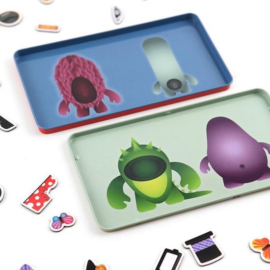 Brainteasers Purple Cow Magnetic Monster Factory Board Game, popular Korean game