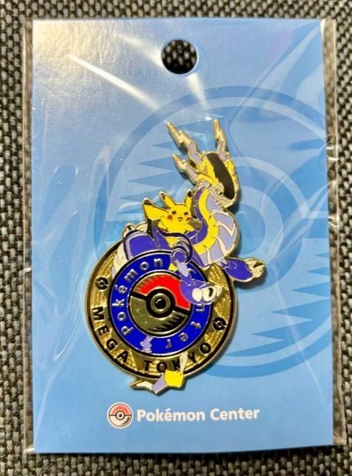 

[Pokemon Center MEGA TOKYO Limited Logo Pin] Japan Ikebukuro Limited Pikachu