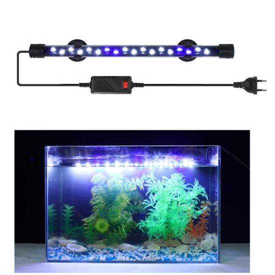Akvarijní světlo LED 3 režimy Kompaktní podvodní lampa Akvarijní osvětlení pro domácí použití
