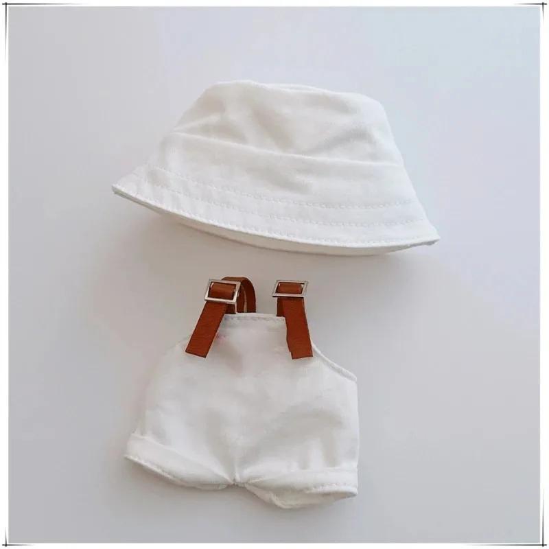 For Labubu 15-17 Cm V1v2 Outfit Accessories Mini Hat Overalls Set Decoration Small Clothes Children's Toys Birthday Gift